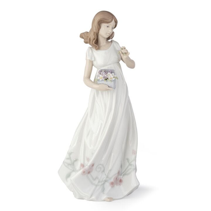 Treasures of The Earth Woman Figurine in Lladró