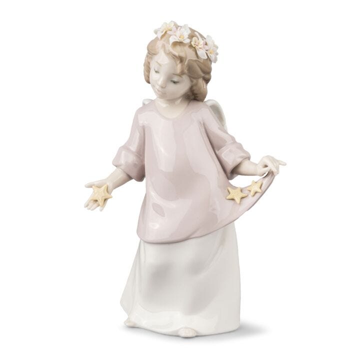 Figurina Angelo Le mie stelle celestiali in Lladró