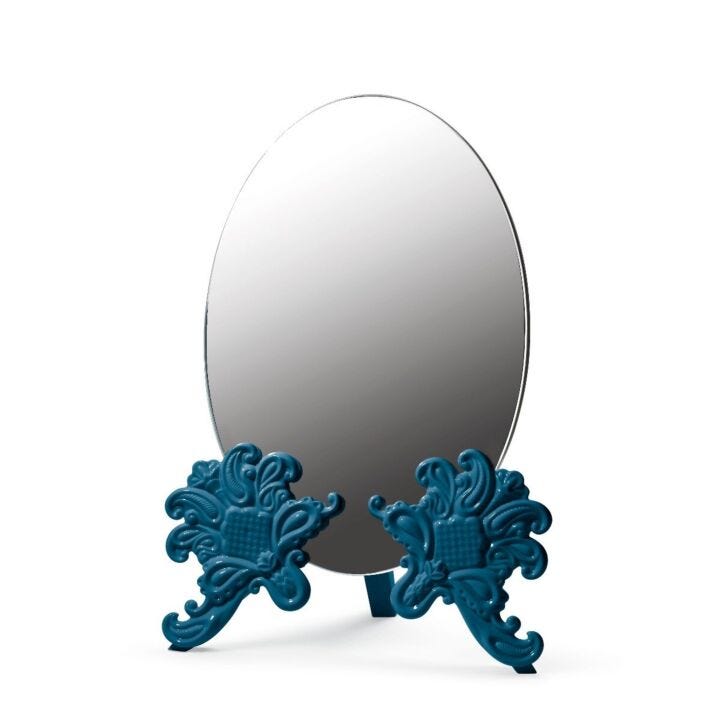 Vanity Mirror (Blue) in Lladró