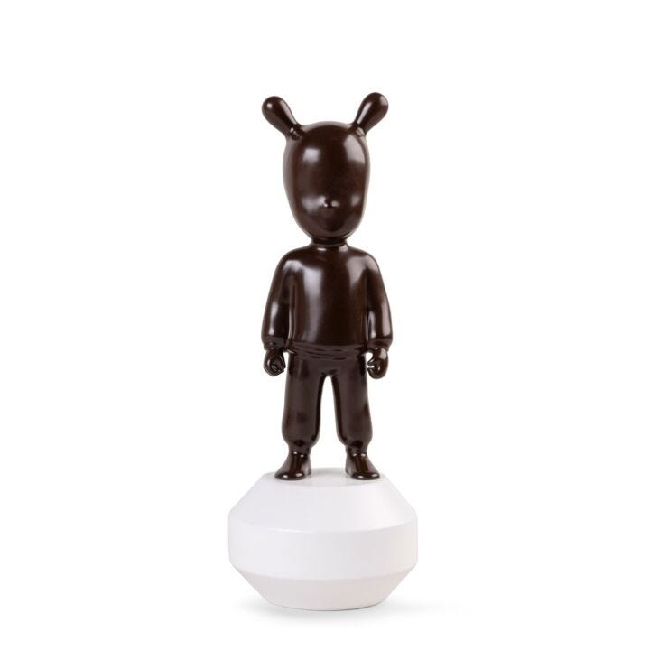The chocolate Guest Sculpture. Small model in Lladró
