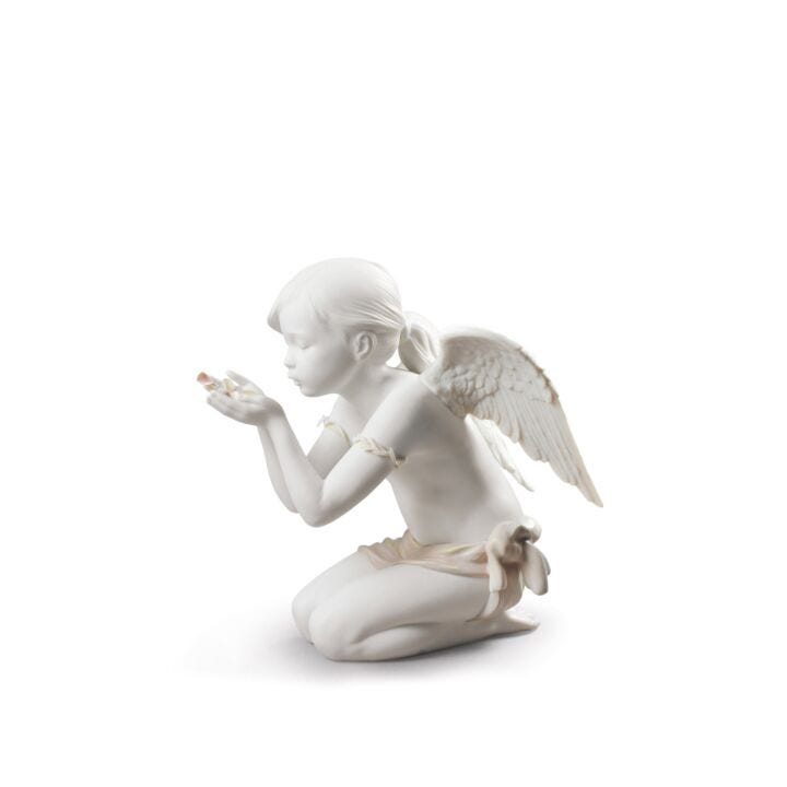 A Fantasy Breath Angel Figurine in Lladró