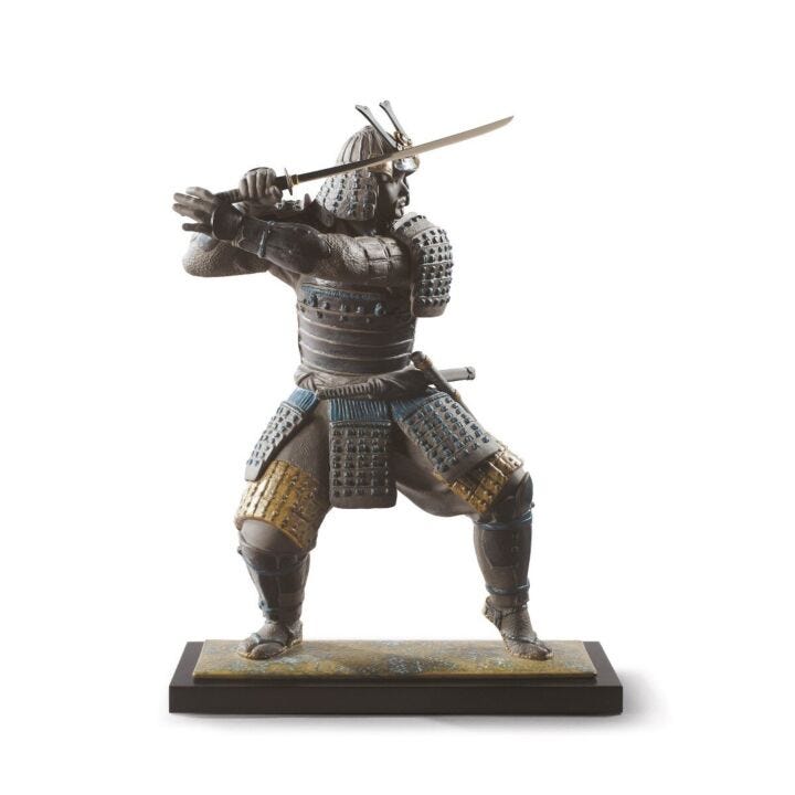 Figurina Guerriero Samurai in Lladró