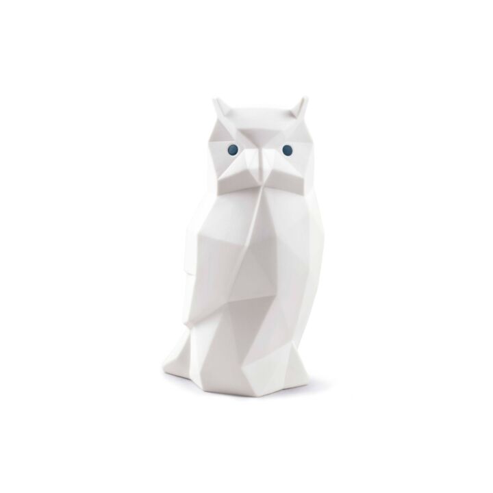 Owl Figurine. Matte White in Lladró