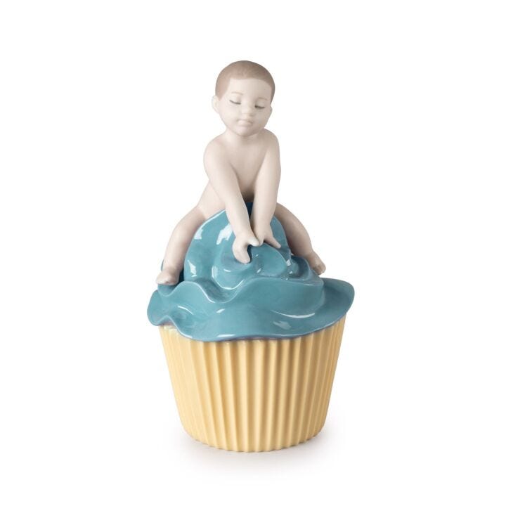 My Sweet Cupcake. Boy Figurine in Lladró