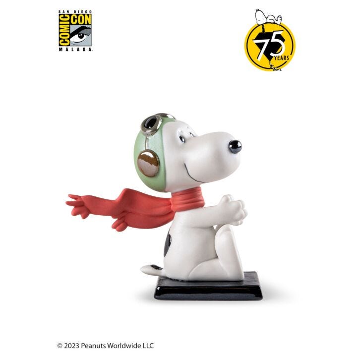 Figura Snoopy™ Flying Ace en Lladró