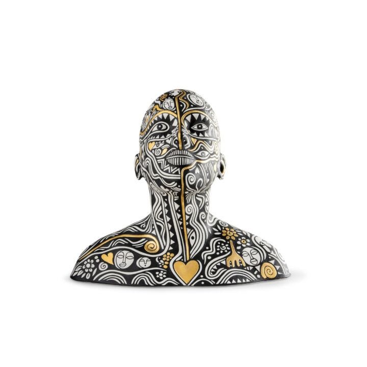 The Dreamer by Laolu - bust Sculpture. Limited Edition in Lladró