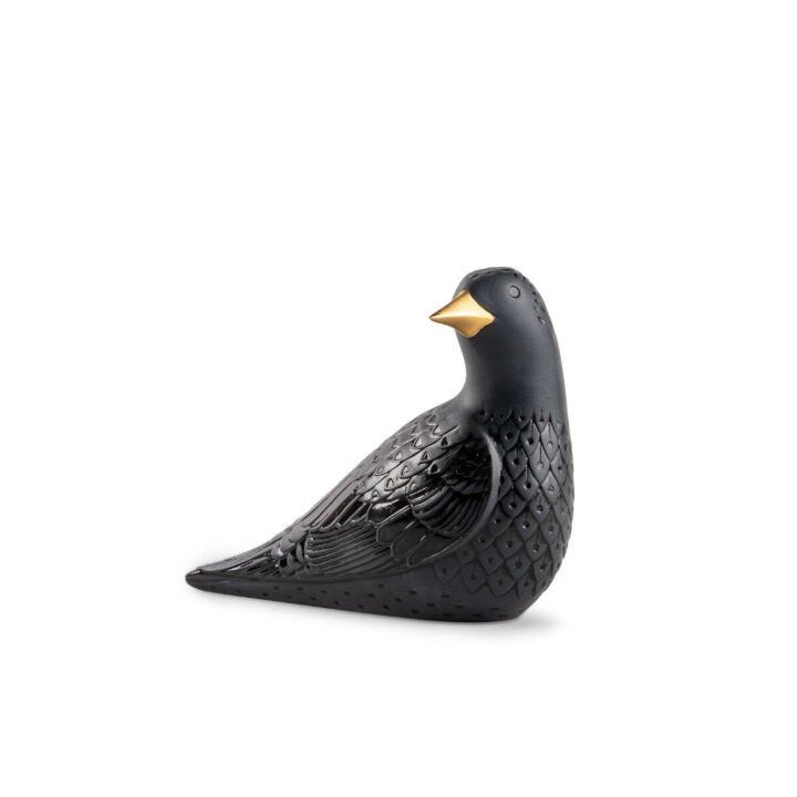 Starling II Figurine. Black in Lladró