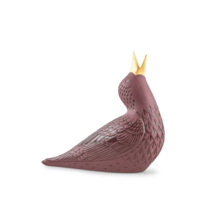 Starling I Figurine. Purple in Lladró