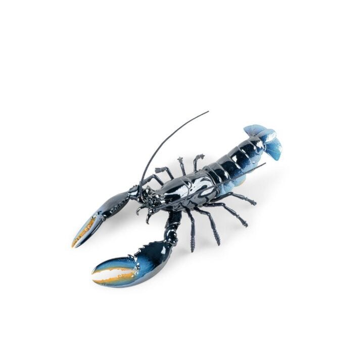 Lobster Sculpture. Blue in Lladró
