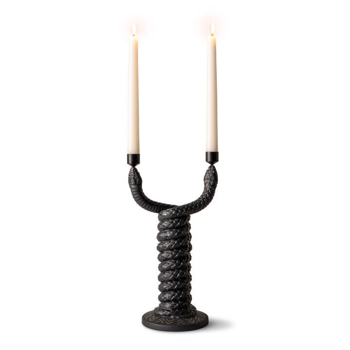 Snakes candleholder in Lladró