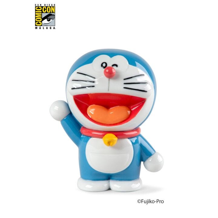 Escultura Doraemon™. Serie Numerada en Lladró