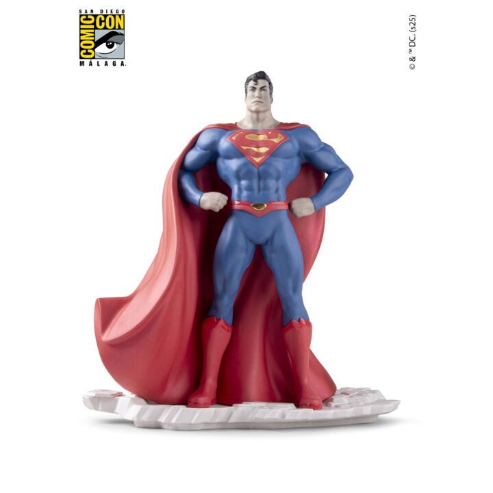 Escultura Superman. Serie Limitada en Lladró