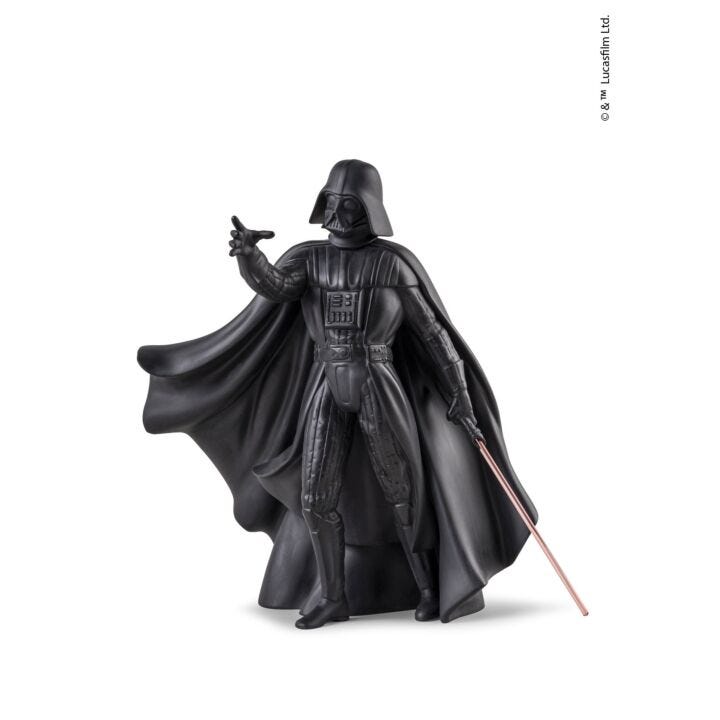 Darth Vader™ (black) Sculpture in Lladró