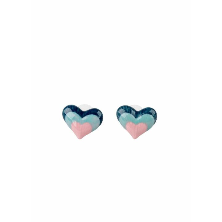 Rainbow  stud earrings in Lladró