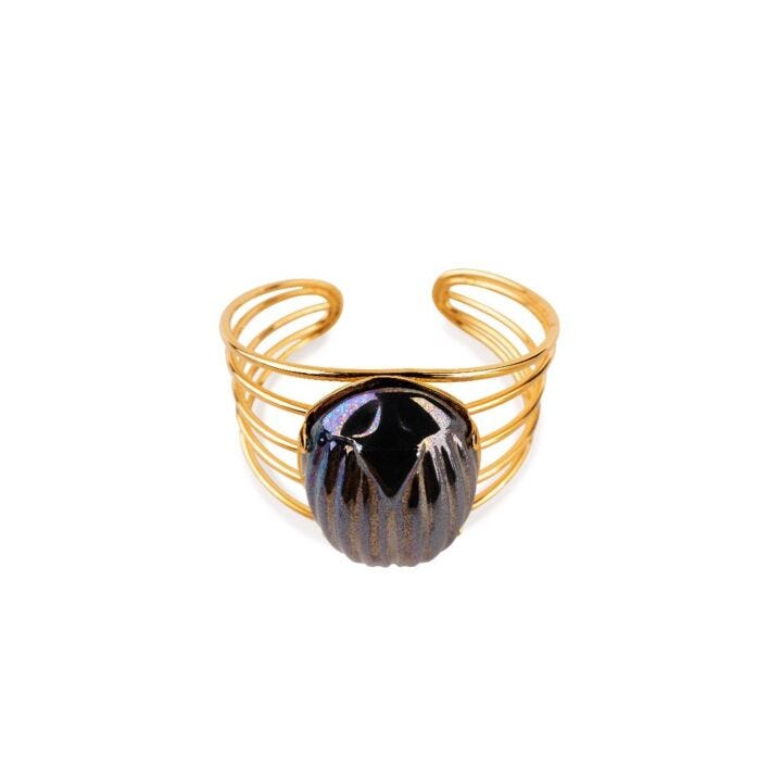 Scarab Cuff in Lladró