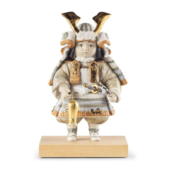 Warrior boy Sculpture. Copper. Limited Edition in Lladró