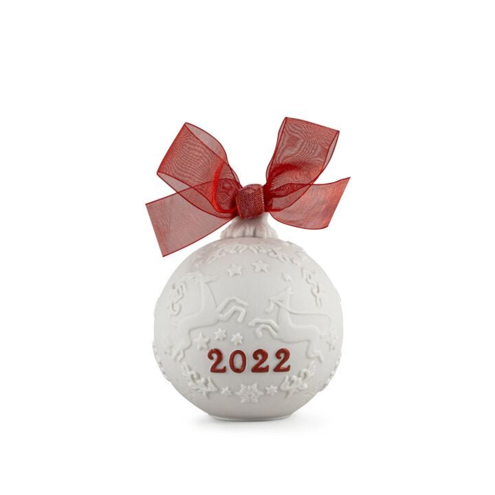 Bola Navidad 2022 (Re-Deco rojo) en Lladró