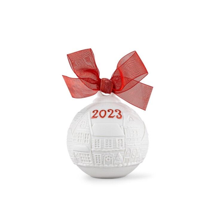 Bola Navidad 2023 (Re-Deco rojo) en Lladró