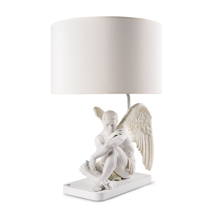 Protective Angel Table Lamp (UK) in Lladró