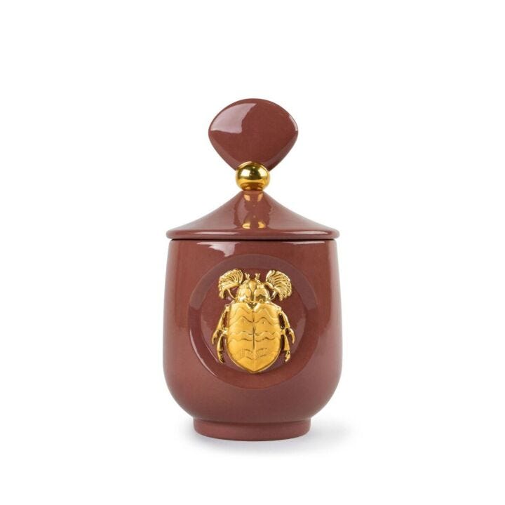 Scarab candle Luxurious animals. Moonlight Scent in Lladró