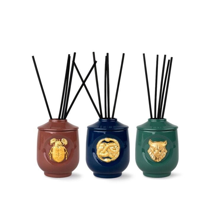 Luxurious animals Diffusers Set in Lladró