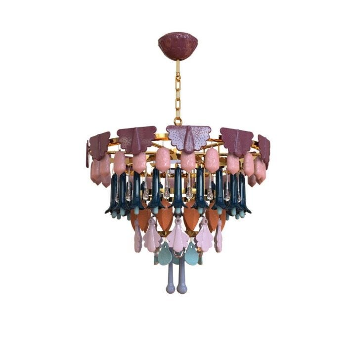 Seasons Chandelier 70 in Lladró