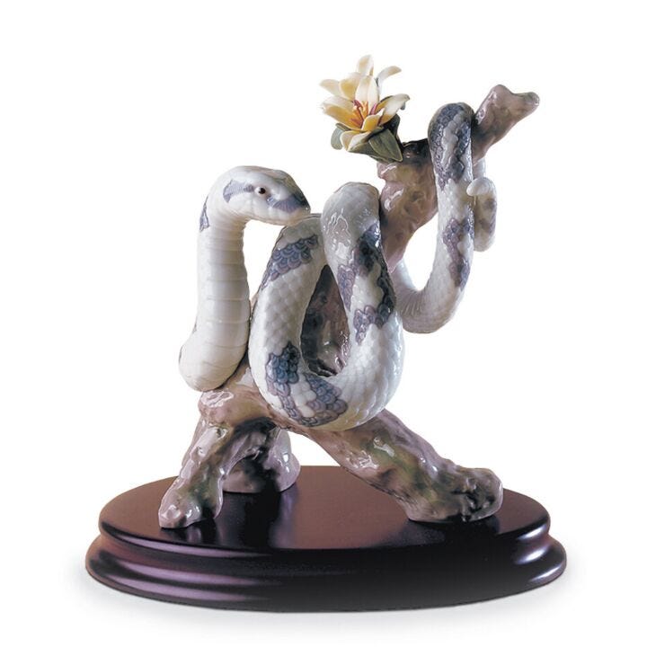 The Snake Figurine in Lladró