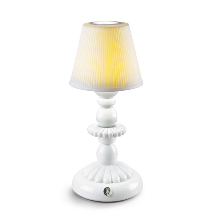 Lotus Firefly Lamp(White) in Lladró