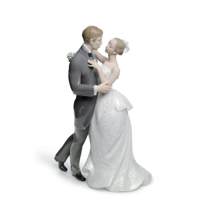 Lovers' Waltz Couple Figurine in Lladró