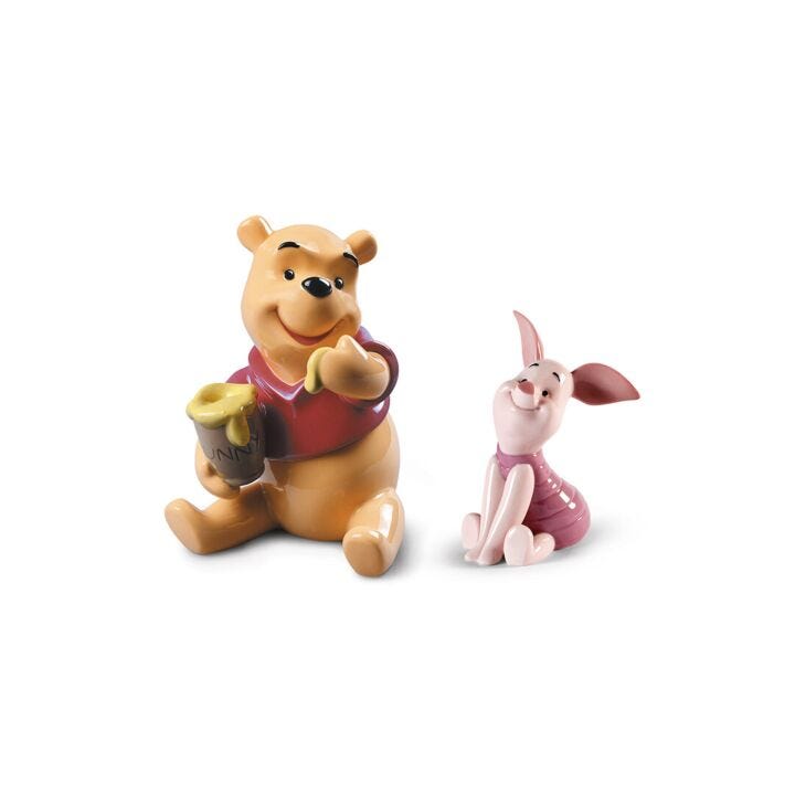 Pooh and Piglet Set in Lladró