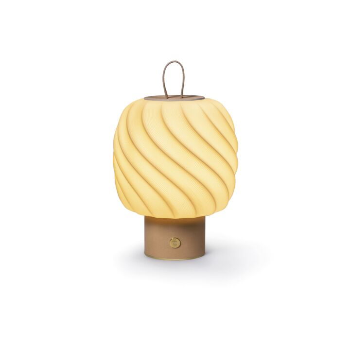 Ice Cream portable lamp. Medium. Nude in Lladró