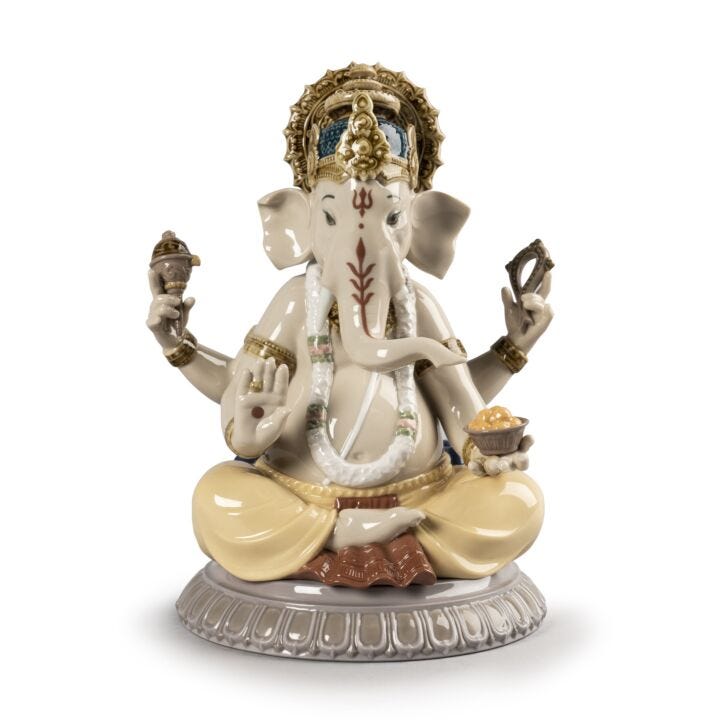 Figura Lord Ganesha en Lladró