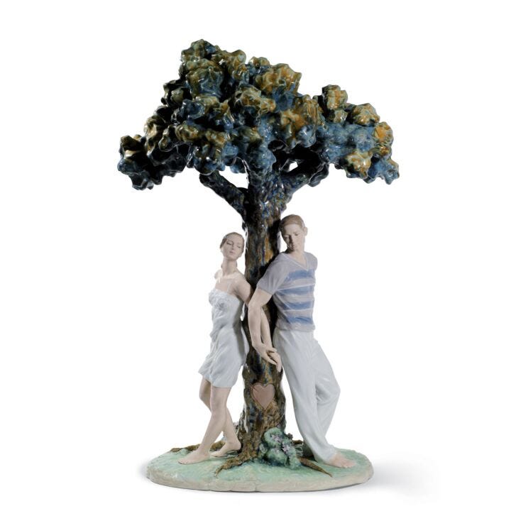 Figurina L'albero degli innamorati in Lladró