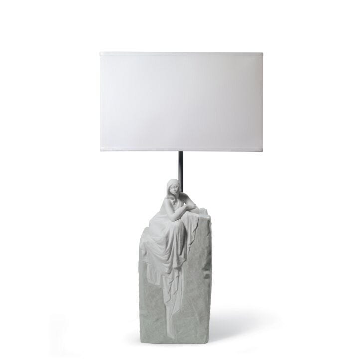 Meditating Woman I Table Lamp (CE) in Lladró