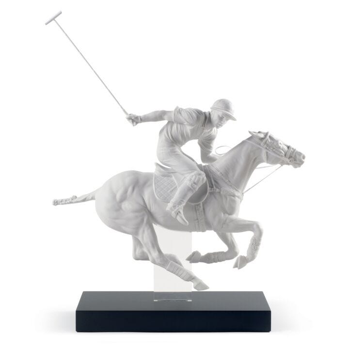 Figura Jugador de polo. Serie limitada en Lladró