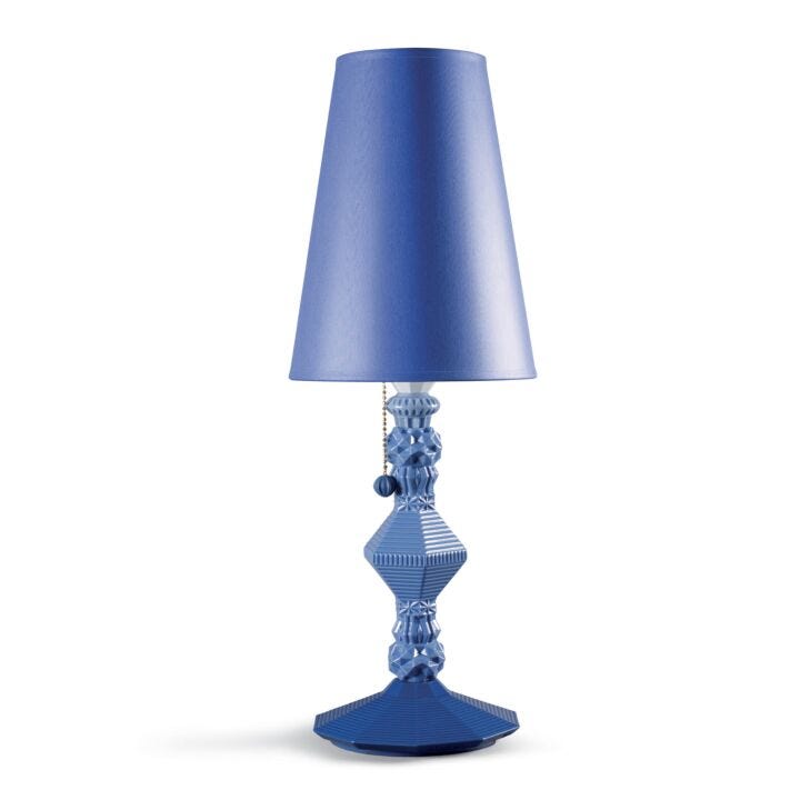 Belle de Nuit Table Lamp. Blue (JP) in Lladró