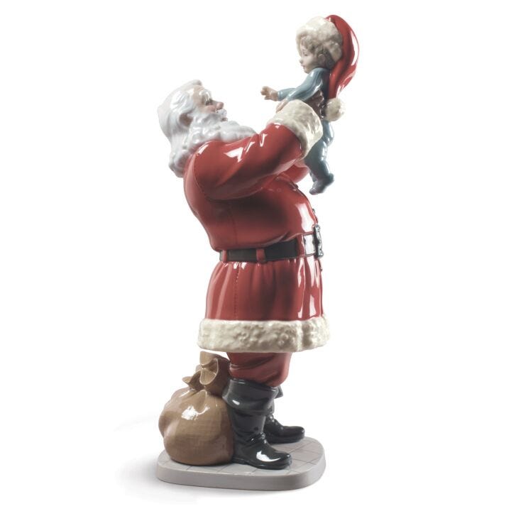Merry Christmas Santa! Figurine in Lladró