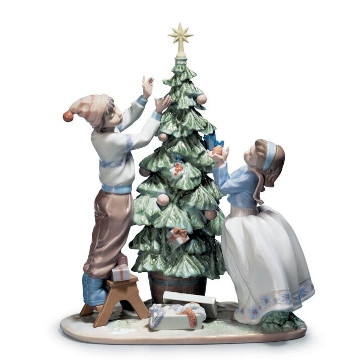 Figurina L'albero di Natale in Lladró