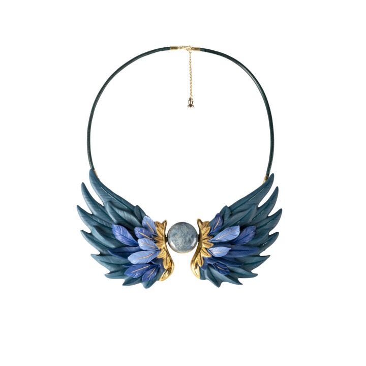 Paradise Wings Necklace in Lladró