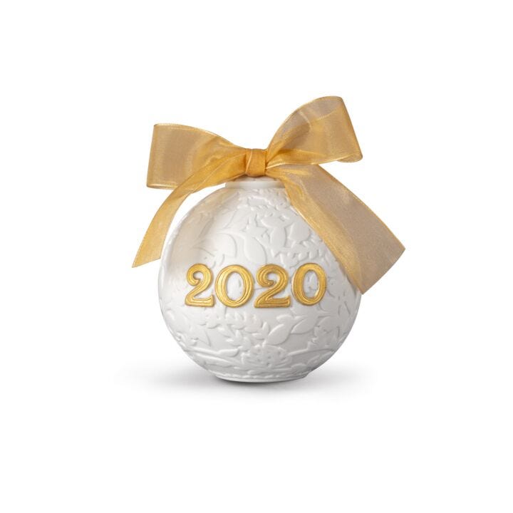 2020 Christmas Ball. Golden Luster in Lladró