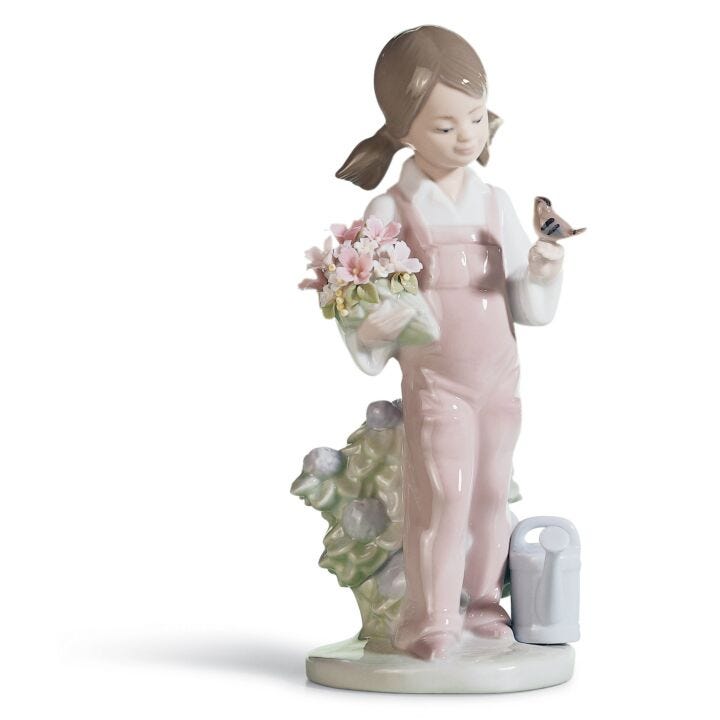 Spring Girl Figurine in Lladró