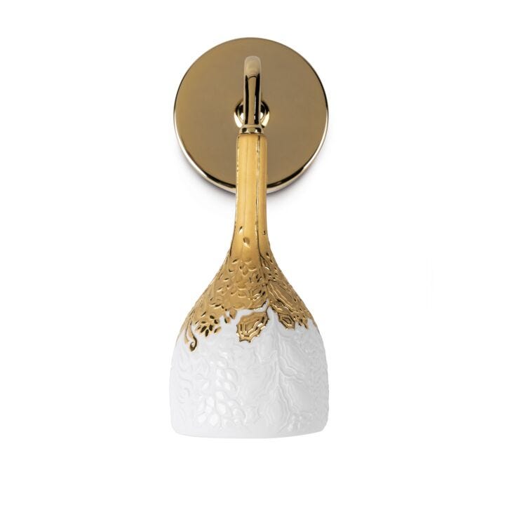 Naturofantastic. Wall Sconce. White und Gold. (CE/UK/CCC) in Lladró