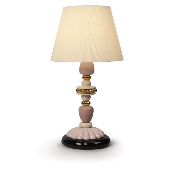 Firefly Table Lamp. Pink and Golden Luster. (US) in Lladró