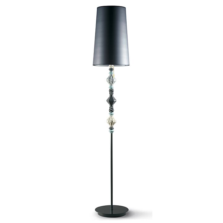 Belle de Nuit Floor Lamp II. Black (CE) in Lladró