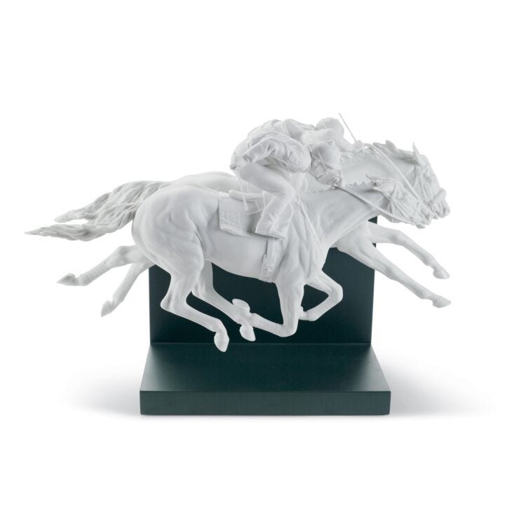 Figura Carrera de caballos. Serie limitada en Lladró