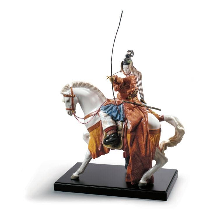 Yabusame Archer Sculpture. Limited Edition in Lladró