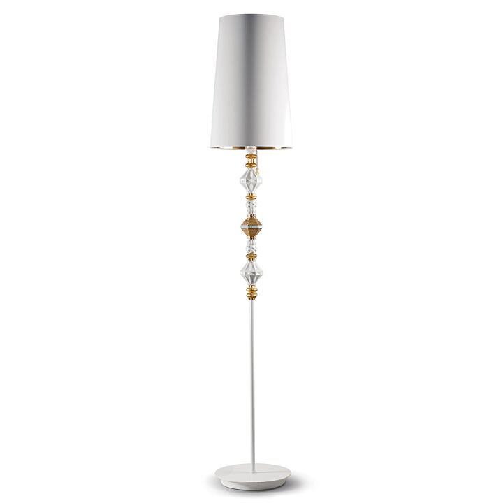 Belle de Nuit Floor Lamp II. Golden Luster (US) in Lladró