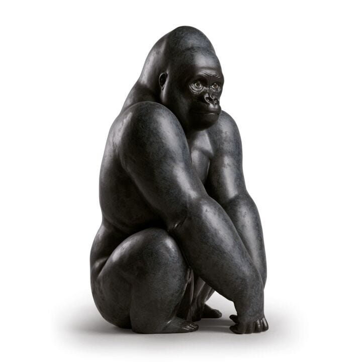 Figurina Gorilla in Lladró