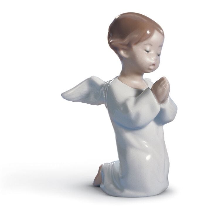 Figurina Angioletto che prega in Lladró