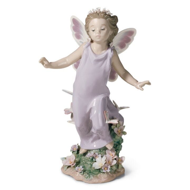 Butterfly Wings Fairy Figurine in Lladró